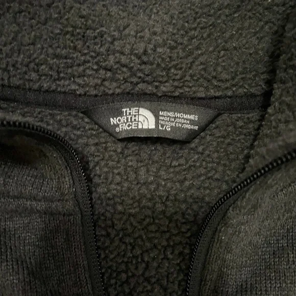 The North Face Men’s Large Gray 1/4 Zip Sweater Fleece Casual Activewear - Picture 3 of 7
